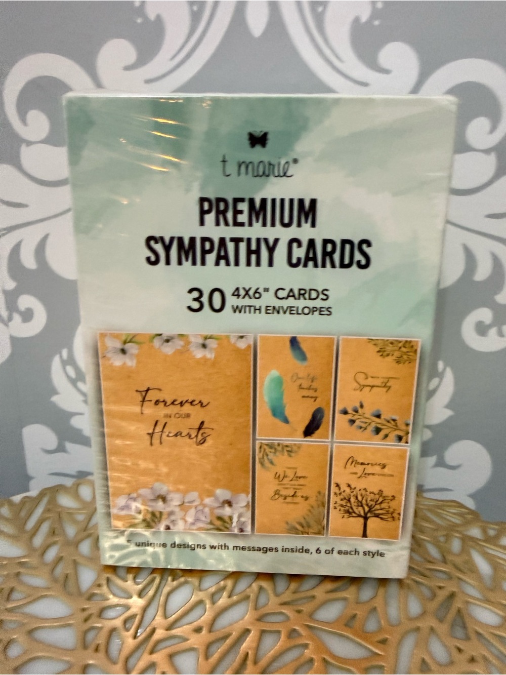💫4/$25 • T Marie Premium Sympathy Cards Box Set
